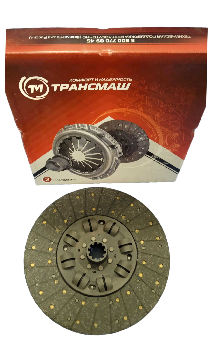 Диск однодискового сцепления ведомый 205 ТМ КПП ZF16S151 / 154 (аналог Sachs 1878 000 205) безасбест